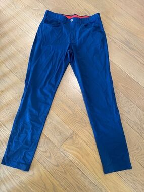 Redvanly Men's Pants - Blue Size M